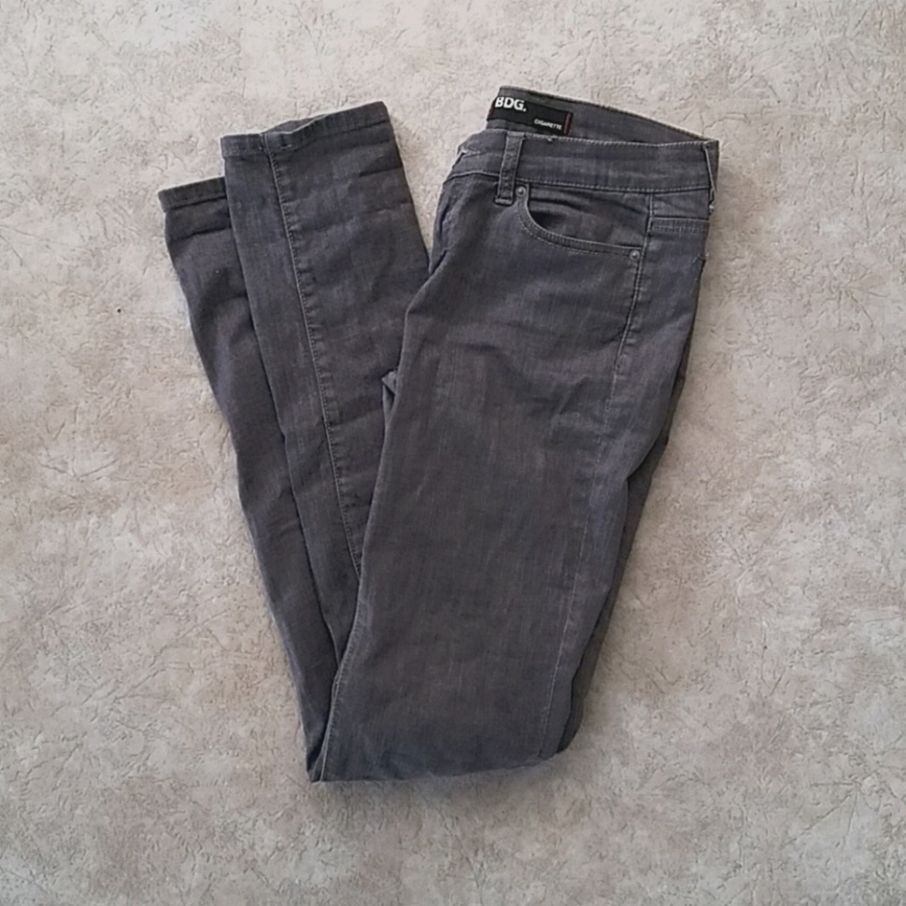 BDG Urban Outfitters Grey Cigarette Skinny Jeans